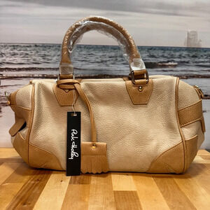 PINK HALEY SATCHEL BAG BEIGE